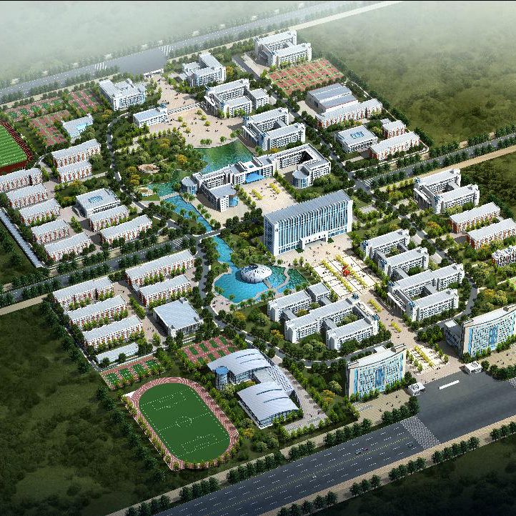 機電?？茖W校圖書樓、綜合樓、食堂